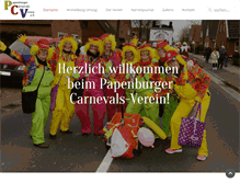 Tablet Screenshot of pcv-papenburg.de